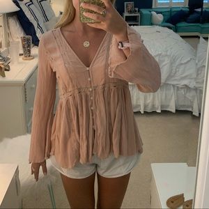 cute flowy top